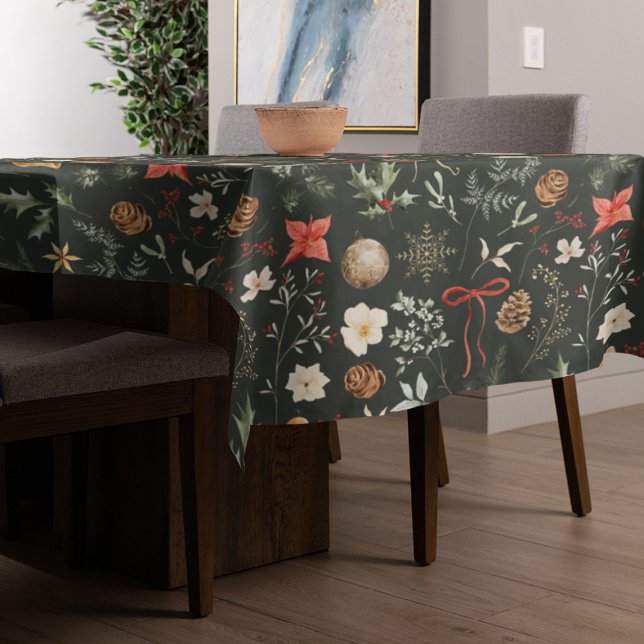 Nappe Noël botanique d'hiver (Créateur téléchargé)