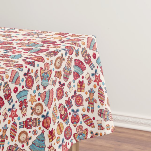 Nappe Noël rétro (In Situ)