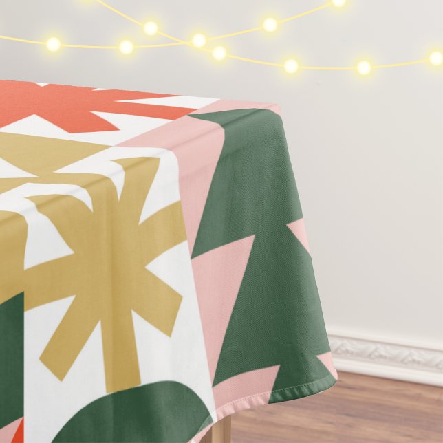 Nappe Noël scandinave moderne du Moyen-siècle (Créateur téléchargé)
