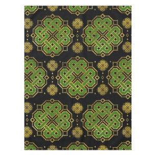 Nappe Noeud sans fin celtique - Shamrock à quatre feuill