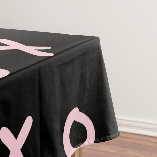 Nappe Noir & Rose Bébé X O XO XO's Tendance Mignon (In Situ)