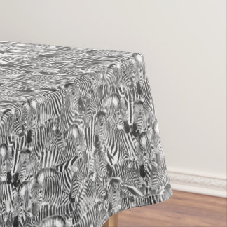 Nappe noire et blanche de rayure de zèbre