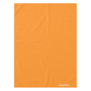 Nappe nom de couleur orange Namaqua