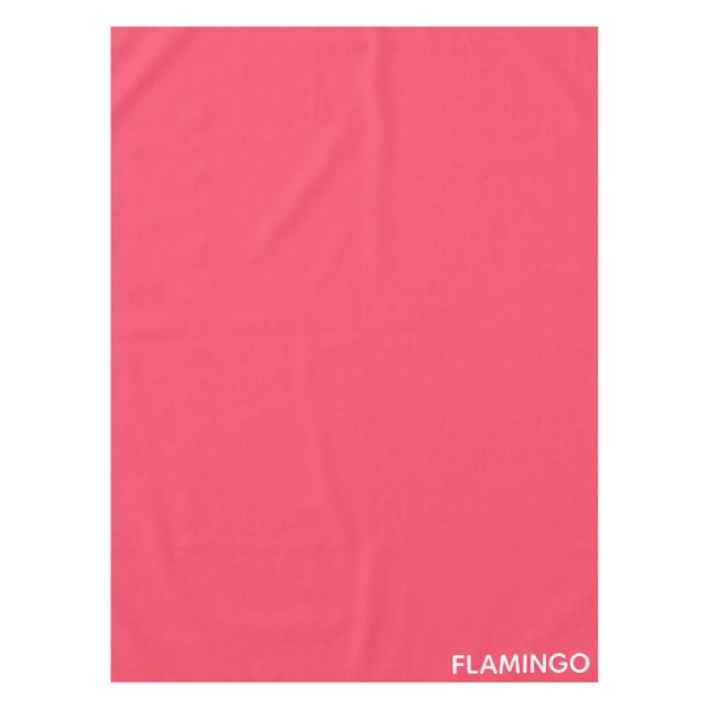 Nappe Nom de couleur rose Flamant rose (Devant)