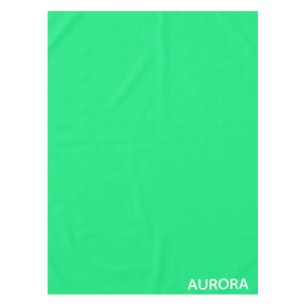 Nappe Nom de couleur verte Aurora