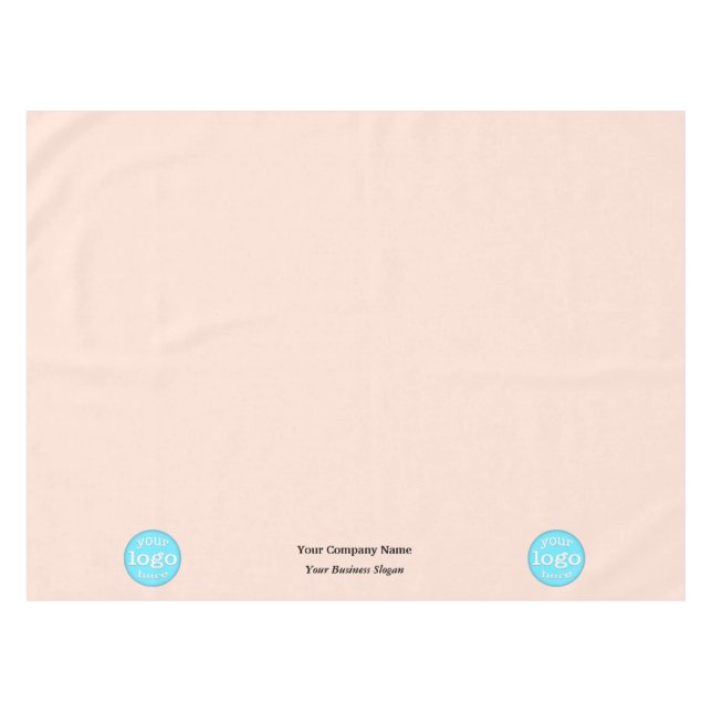 Nappe Nom de l'entreprise personnalisée Rose du salon de (Devant (Horizontal))