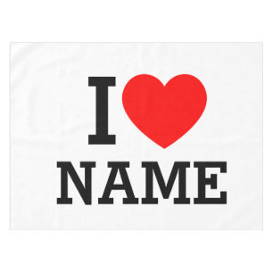 Nappe Nom du coeur