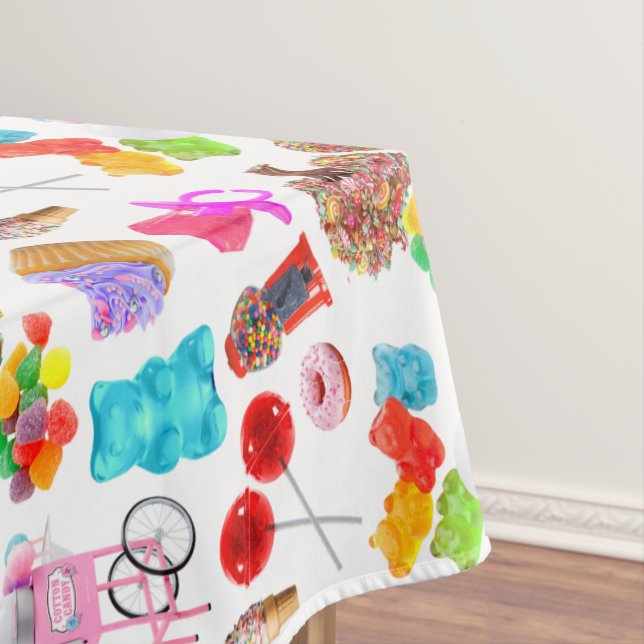Nappe Nouvel anniversaire de mignonne bonbons (In Situ)