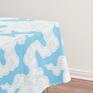 Nappe Nuages Japonais Pochoir Motif Ise Katagami