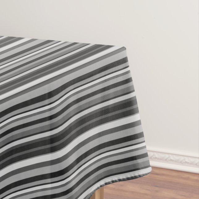 Nappe Nuances de rayures grises (In Situ)
