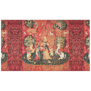 Nappe Odeurs, Lion, Fleurs, Animaux