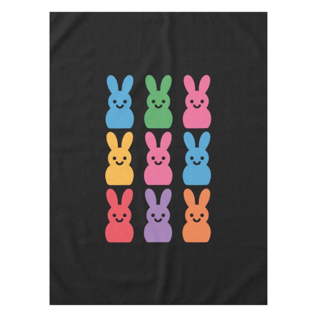 Nappe Oeufs de lapin de Pâques Plaid Leopard (Devant)