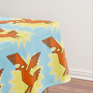Nappe Oiseau décoratif géométrique de condor andin
