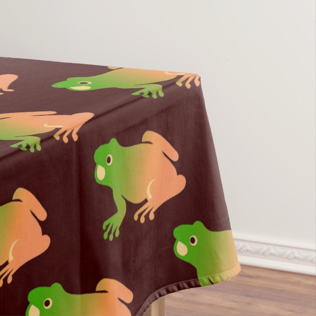 Nappe Ombre couleur bloc grenouille sur brun (In Situ)
