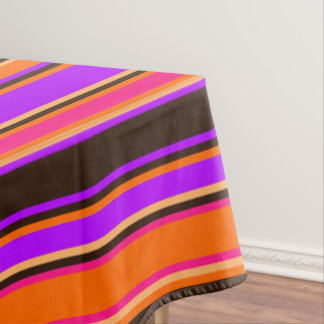 Nappe orange, magenta et violette