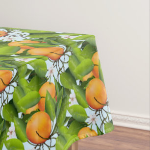 Nappe Oranges Agrumes Fruit Floral