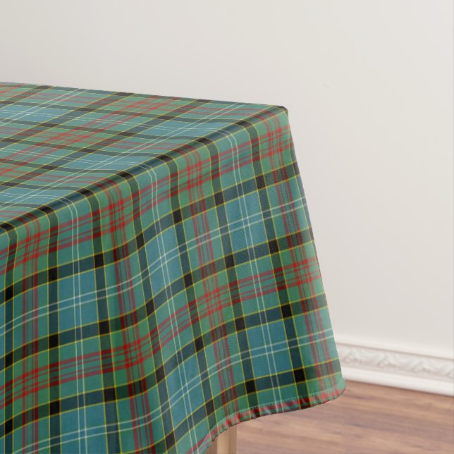 Nappe Paisley Scotland District Tartan Tablecloth (In Situ)