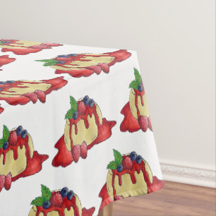 Nappe Panna Cotta Fruit frais Dessert Italien