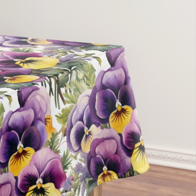 Nappe Pansies chic violet (In Situ)
