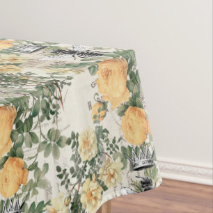 Nappe Papier Éphémère Vintage Abeille Jaune à Motif Flor