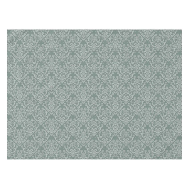 Nappe Papier peint floral vert (Devant (Horizontal))