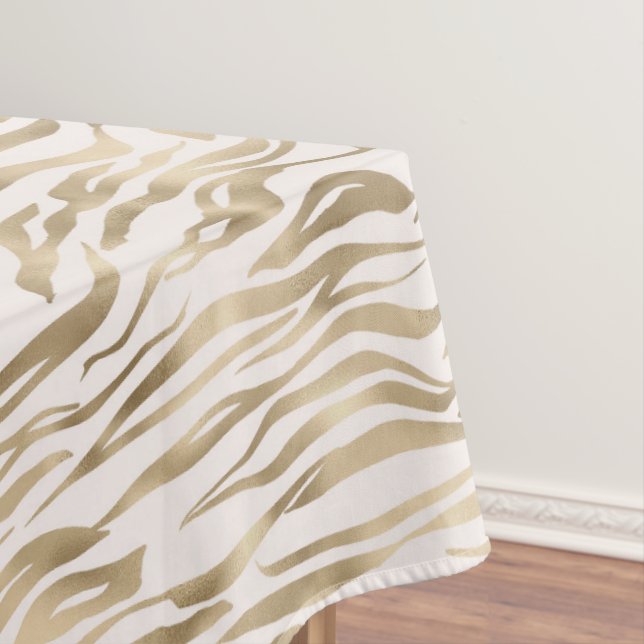 Nappe Papier Zebra Gold (In Situ)