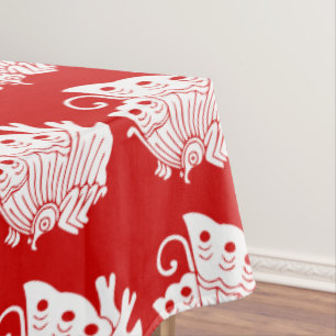 Nappe Papillon asiatique Japonais Conception Kamon