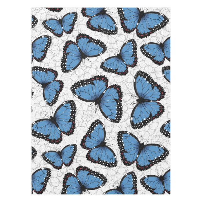 Nappe Papillons morpho bleu (Devant)
