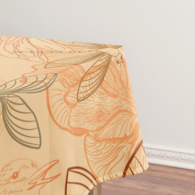 Nappe papillons vintages modernes (In Situ)