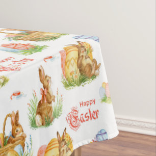 Nappe Pâques paniers