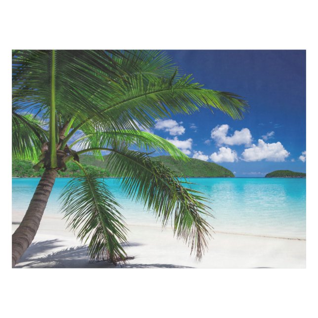 Nappe Paradis de plage classique des îles tropicales (Devant (Horizontal))