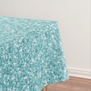Nappe Parties scintillant Aqua Glam Sparkle