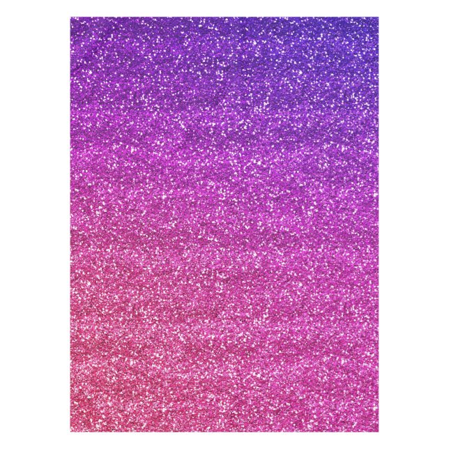 Nappe Parties scintillant brillante violette et rose  (Devant)