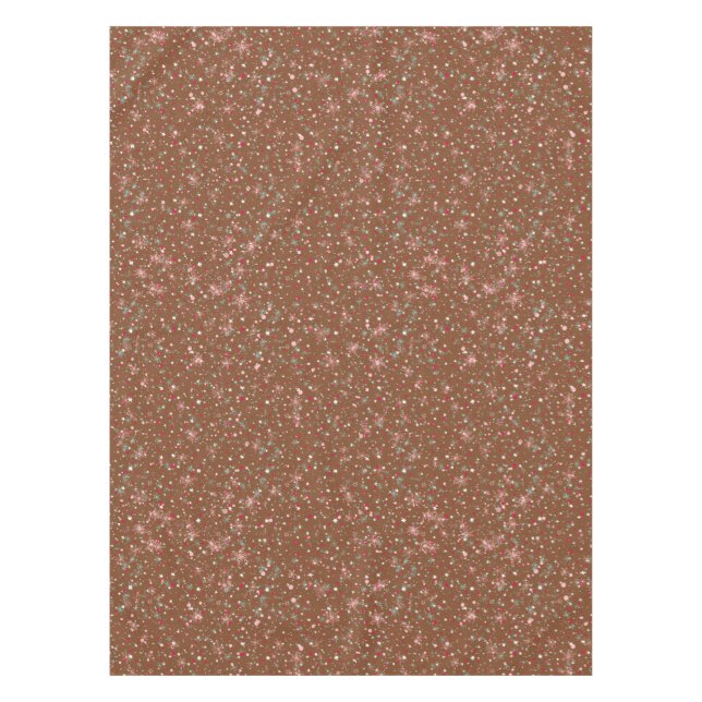 Nappe Parties scintillant Brown de ballet de craquelette (Devant)