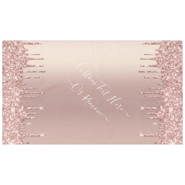 Nappe Parties scintillant rose Gold Blush - Ajouter du t (Devant (Horizontal))