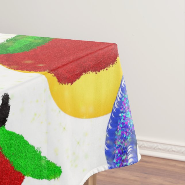 Nappe Parties scintillant Rosh Hashanah shofar pommes et (In Situ)