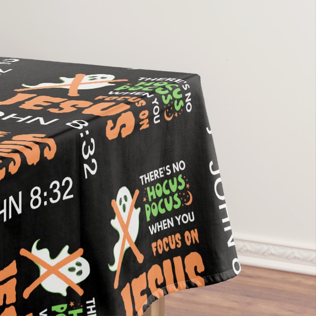 Nappe PAS DE HOCUS POCUS Christian Halloween (In Situ)
