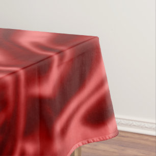 Nappe Passion Red Faux Satin Mariage