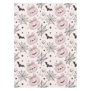 Nappe Pastel Pink Halloween Motif sans couture (5)