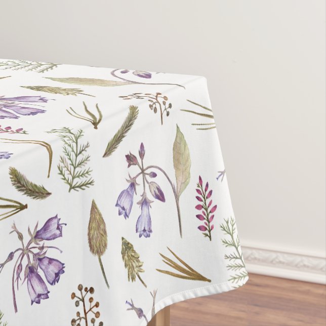 Nappe Pastel Violet Violet Floral Garden Botanique Party (In Situ)