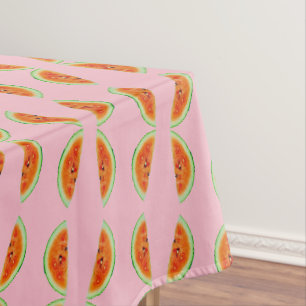 Nappe Pastèque Pink Green Graines BBQ Été 4Elaine