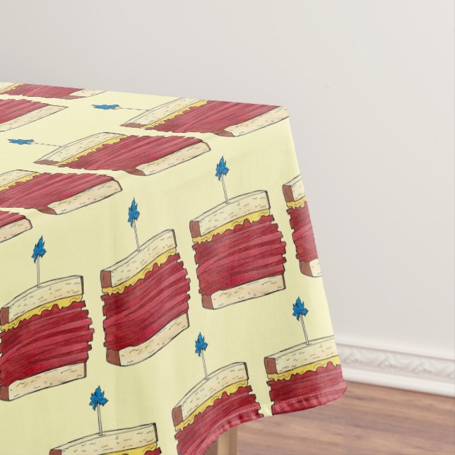 Nappe Pastrami sur Rye New York Deli Sandwich Shop (In Situ)