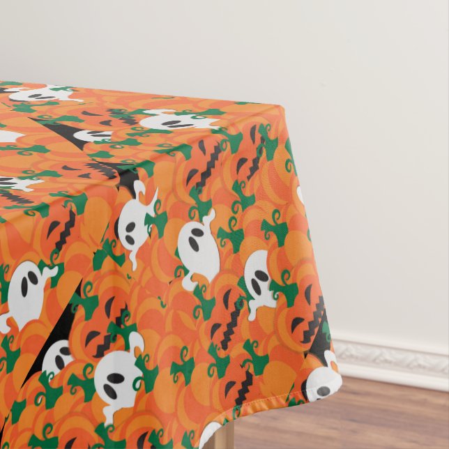 Nappe Patch Citrouille Haunted Halloween Ghosts (In Situ)