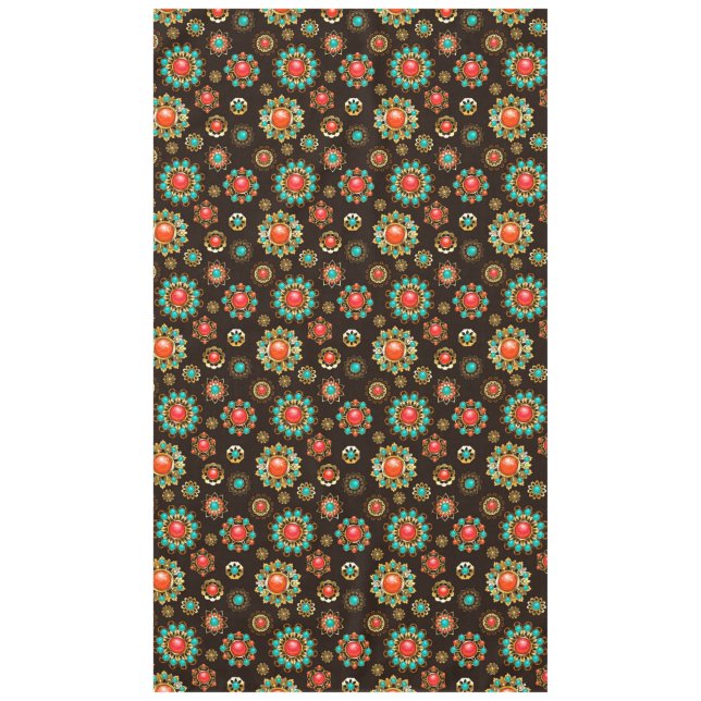 Nappe Pattern de Ethnic Brooches Seamless (Devant)