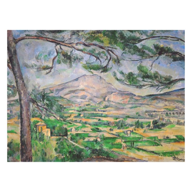Nappe Paul Cezanne - Mont Sainte-Victoire et Grand Pin (Devant (Horizontal))