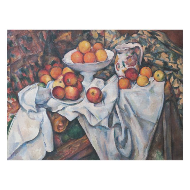 Nappe Paul Cezanne - Vie morte, Pommes et Oranges (Devant (Horizontal))