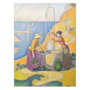 Nappe Paul Signac - Femmes au puits
