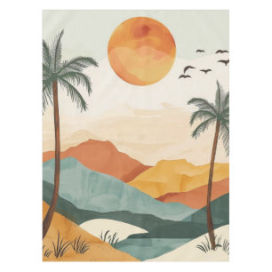 Nappe Paysage Abstrait de Boho (16)