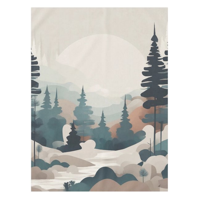 Nappe Paysage de la forêt de Boho (Devant)