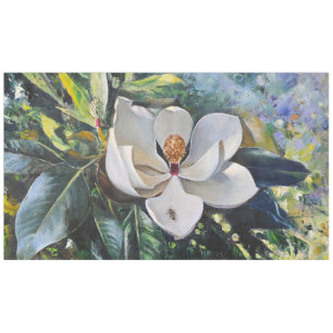 Nappe Peinture à l'huile de Fleur de Magnolia sur l'Harm